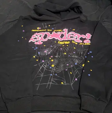 Sp5der 후드티 블랙 s