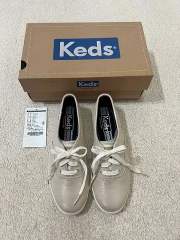 미사용 Keds/CHAMPION LAME GOLD 스니커즈