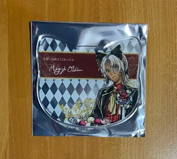 악마 집사와 검은 고양이 아쿠네코 난자타운 고양이형 아크릴 코스터 미야지