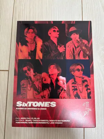 SixTONES/관성의 법칙 in DOME (초회 한정반 3매 세트)