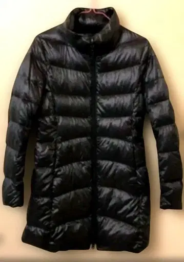 UNIQLO 다운 90% 울트라 라이트 다운 롱 기장 M 블랙