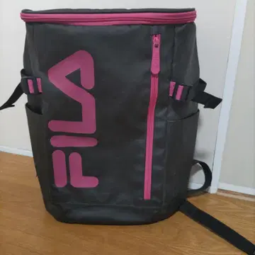 FILA 블랙 핑크 백팩