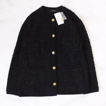 [택 포함 새상품] 저널 스탠다드 리룸 골드 버튼 트위드 자켓