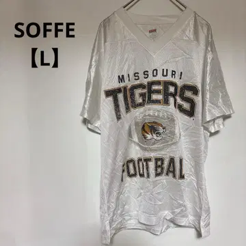 1점 한정 SOFFE [L] 풋볼 저지 미주리 타이거 화이트