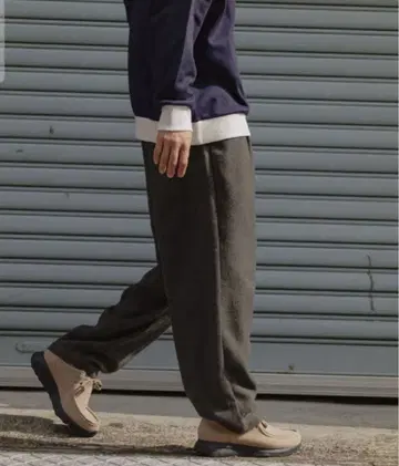 트윌 투 턱 슬랙스