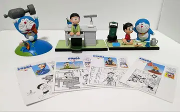 도라에몽 코믹풍 피규어 3개 세트