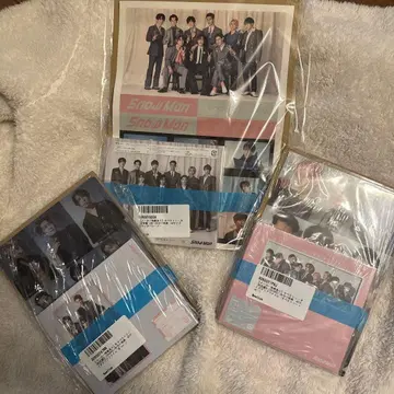 Snow Man 태피스트리 / W 초회반 A B 통상반 세트 판매