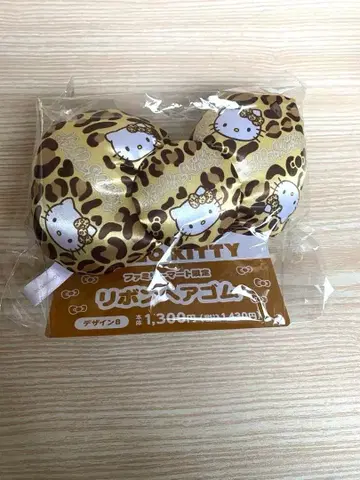 헬로키티 레오파드 무늬 헤어 액세서리