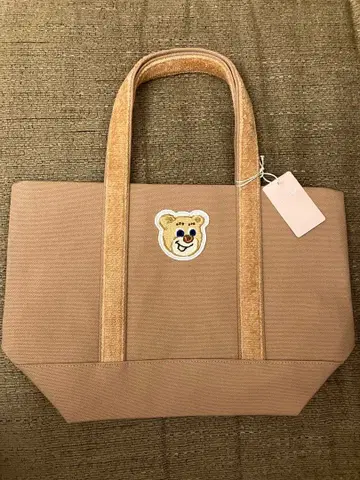 러브러리 바이 페이 올드 테디 토트백 스몰 베이지