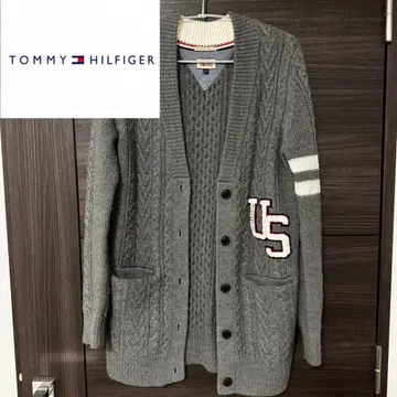 TOMMY HILFIGER 그레이 가디건 S