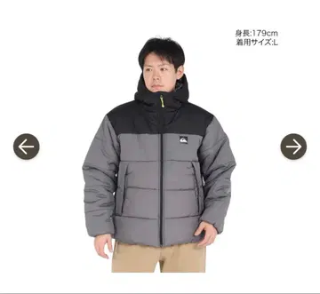Quiksilver 후드 부착 자켓 점퍼