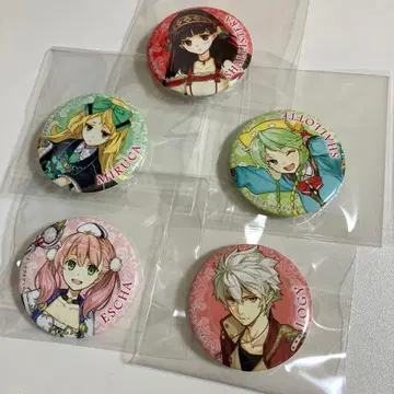 황혼의 연금술사 캔뱃지 5개