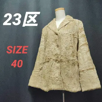 23구 온워드 카시야마 테일러드 자켓 브라운 보아 기모