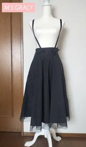 M's Gracy 스트라이프 플레어 스커트 사이즈 36