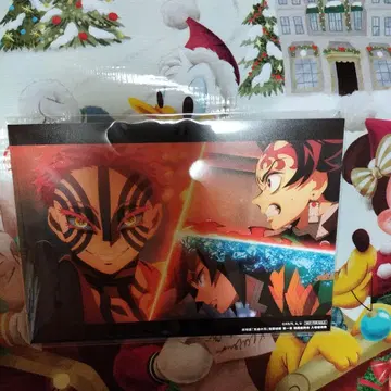 새상품 귀멸의 칼날 영화 혜택 뱀 모양 엽서 무한성 편