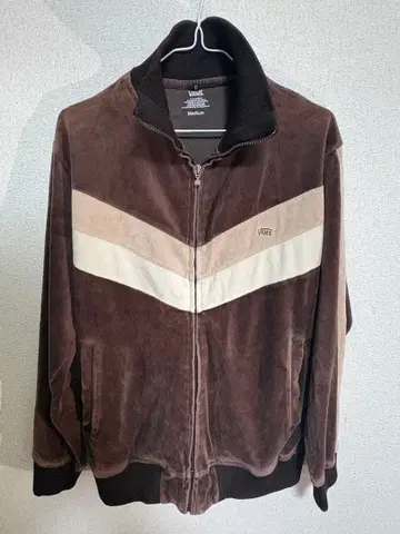 VANS 벨로아 브라운 트랙 자켓 M