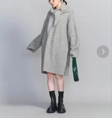 BEAUTY&YOUTH 스카프 콤비 니트 원피스 미사용 새상품