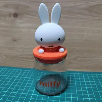 miffy 덮개 달린 유리병 소품함 미피