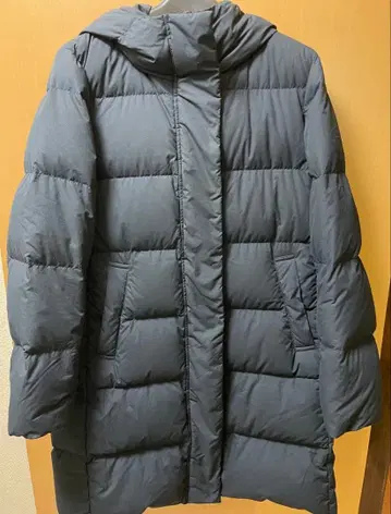 무인양품 다운 코트 롱 M 사이즈 블랙