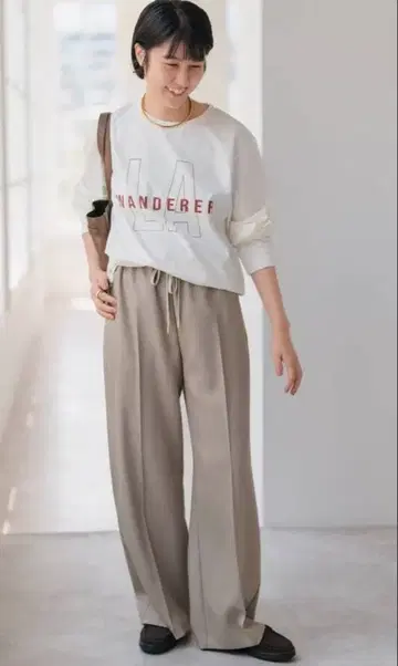 Spick and Span P/W 이지 슬랙스 팬츠