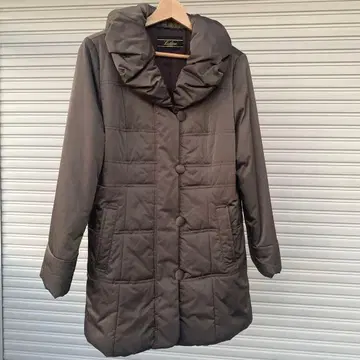 레리안 숄카라 롱 코트 그레이지 다크 그레이 11호 L