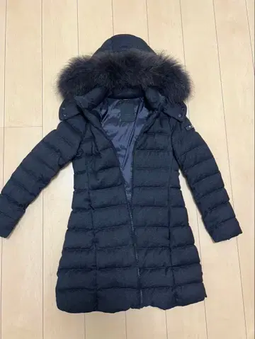 타트라스 TATRAS 후드 부착 롱 다운 자켓 그레이 블랙