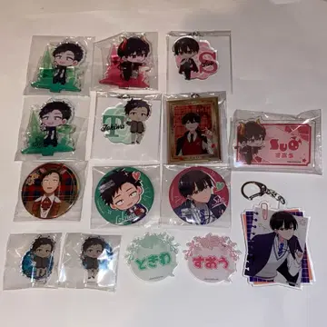 미팅에 갔더니 여자가 없었던 이야기 토키와 스오 캔뱃지 키링