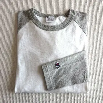 챔피온 래글런 슬리브 롱T USA제