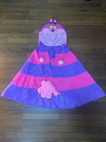 체셔 고양이 플리스 판초 도쿄 디즈니랜드