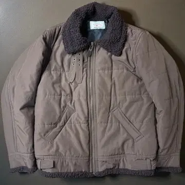 XL AVIREX B-3 패딩 자켓 플라이트 자켓 브라운 보아