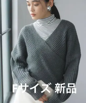 비스 VIS 포근한 카슈쿨 니트 풀오버 F 새상품