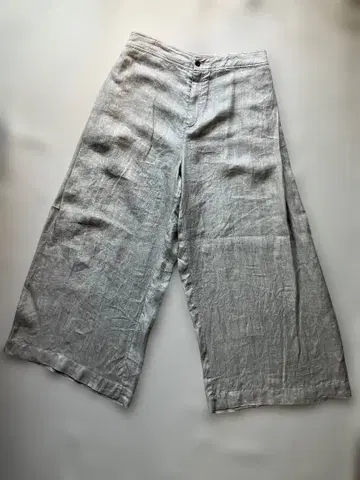 intoca 드로우 스트링 린넨 와이드 팬츠 여성용