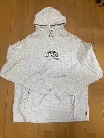 FOR A REASON 그레이 후드티 L 사이즈