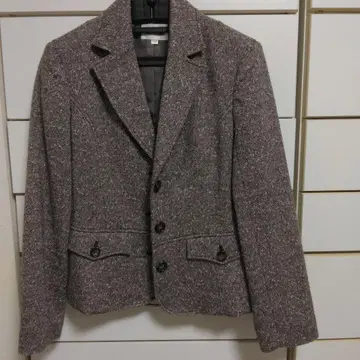 보라색 계열 테일러드 자켓 트위드풍 새상품급