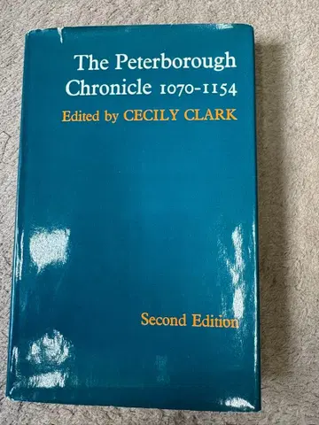 The Peterborough Chronicle 1070-1154