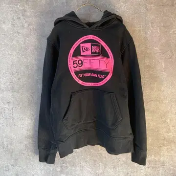 NEW ERA 후드 맨투맨 라벨 로고 S 사이즈 풀오버