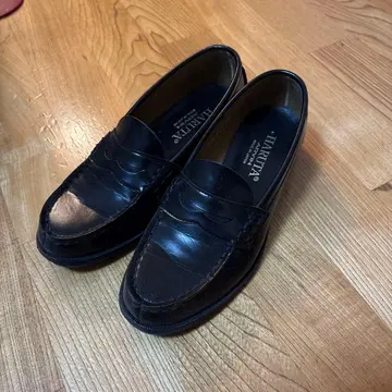 HARUTA 블랙 로퍼 일본제