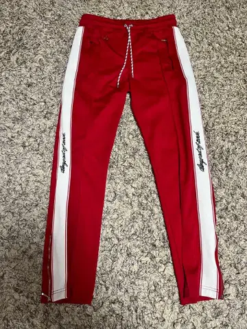 always out of stock 레드 사이드 스트라이프 조거 팬츠