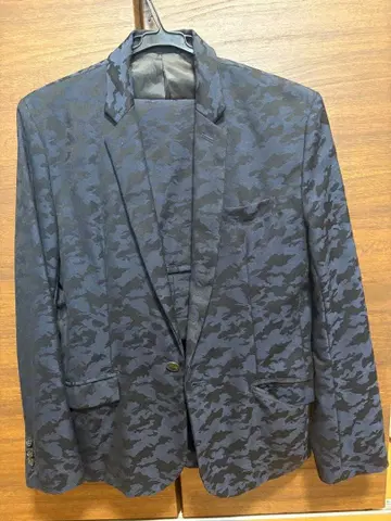 CavariA 카모플라쥬 패턴 셋업 네이비