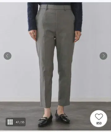 오페크 도트 클립 속기모 하이 스트레치 이지 팬츠