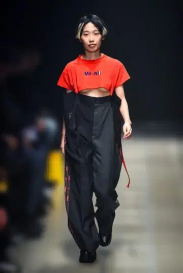 doublet 더블렛 HARISONS 수트지 셀비지 와이드 팬츠