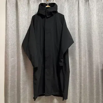 카지메이크 AH-300 3레이어 스텐카라 코트 레인 블랙 남녀 공용