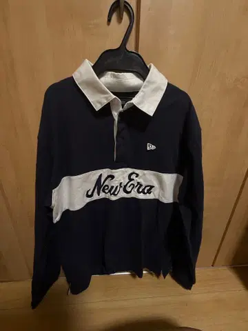 New Era 긴팔 피케 셔츠 L