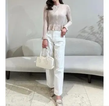 새상품 herlipto 하립투 Frill Knit Cardigan