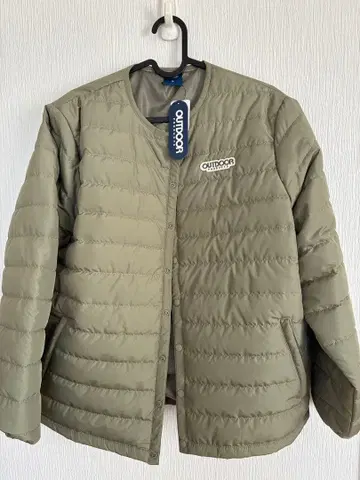 아웃도어 노카라 자켓 충전솜 3L 카키 여성용 OUTDOOR