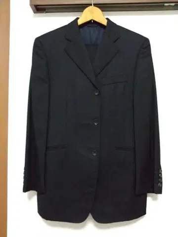 JUNMEN 상하의 블랙 비즈니스 정장 (싱글 브레스)