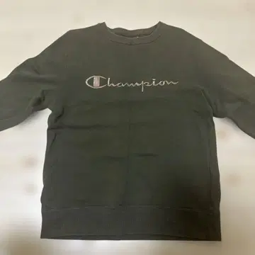 Champion 블랙 스웨트 셔츠 M