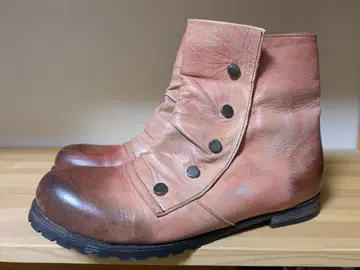 천연 가죽 숏부츠 나폴레옹 부츠