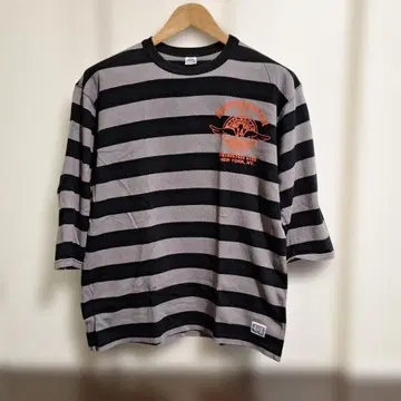 TOYS McCOY 7부 소매 보더 T셔츠 L 사이즈