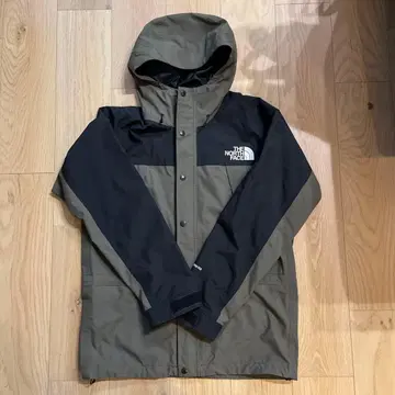 THE NORTH FACE 마운틴 후드티 올리브 그린/블랙